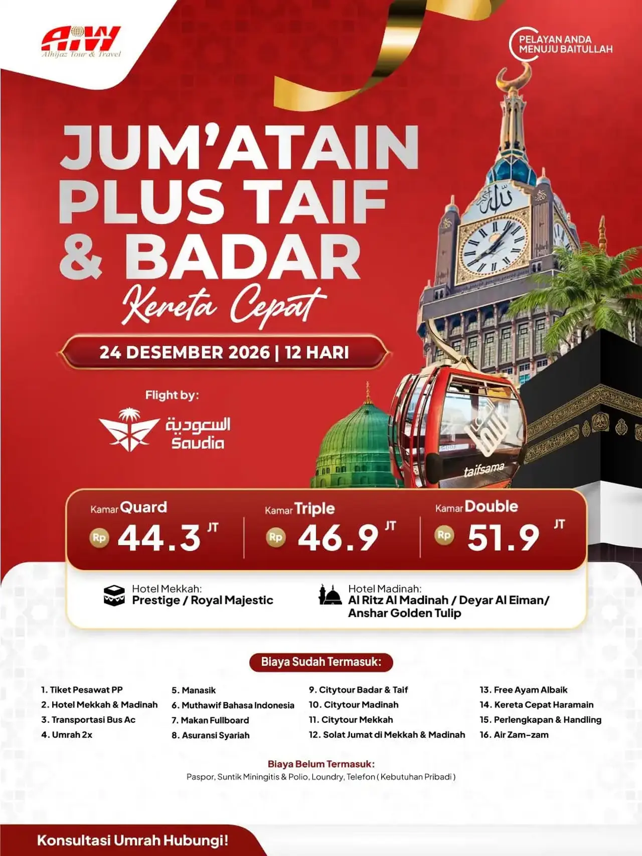 Umroh Jumatain - 24 Desember